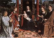 The Mystic Marriage of St Catherine, Gerard David